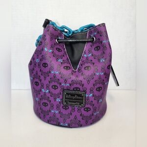 Disney Parks Loungefly HAUNTED MANSION Glow-in-the-Dark Bucket/Crossbody Bag NWT